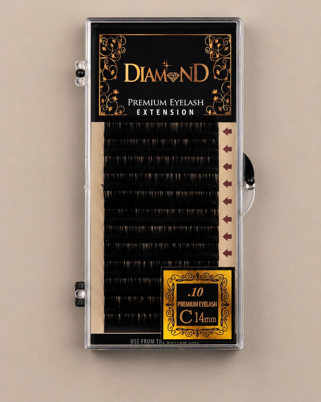 Diamond Classic Faux Mink Individual Eyelash Extensions - 12 Rows