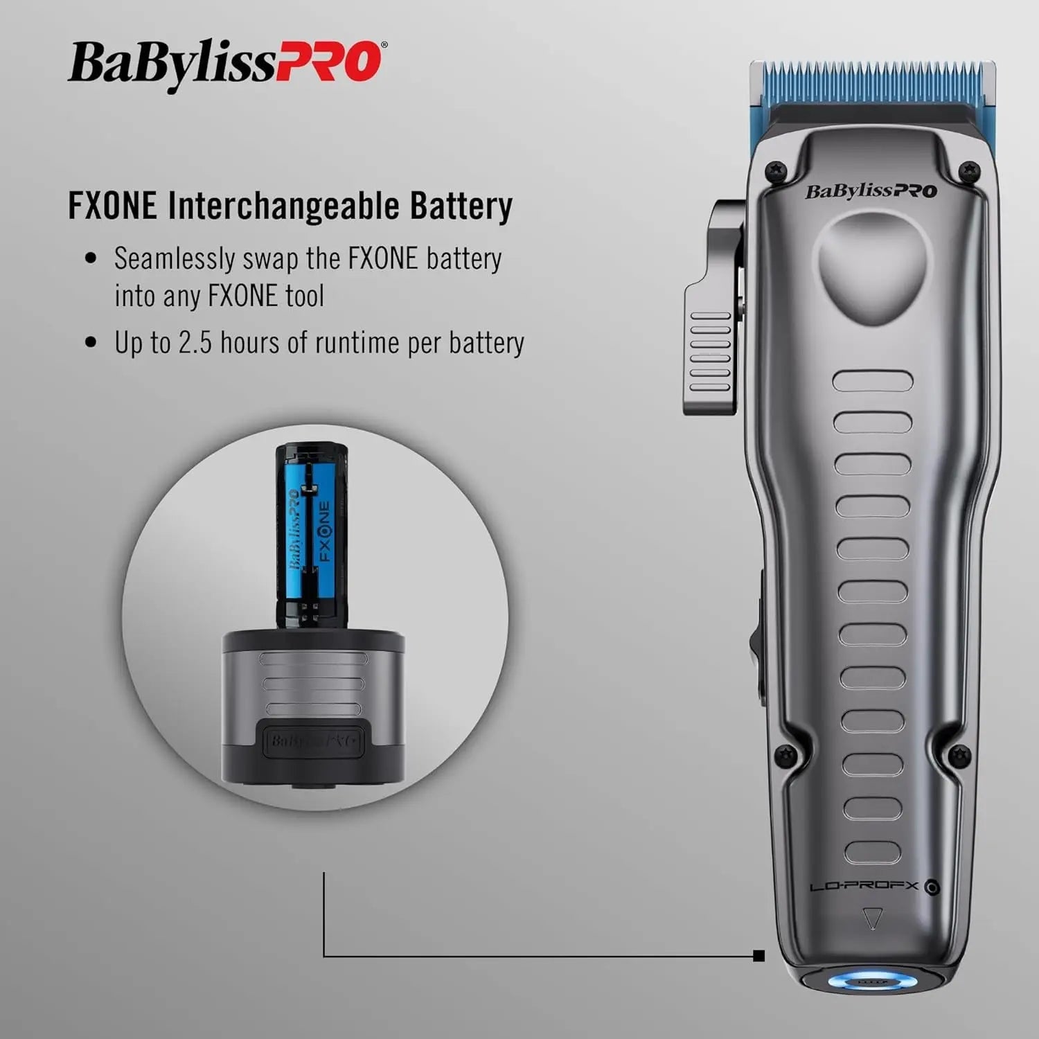 BaBylissPRO FXONE LO-PROFX CLIPPER Global Morado Inc.