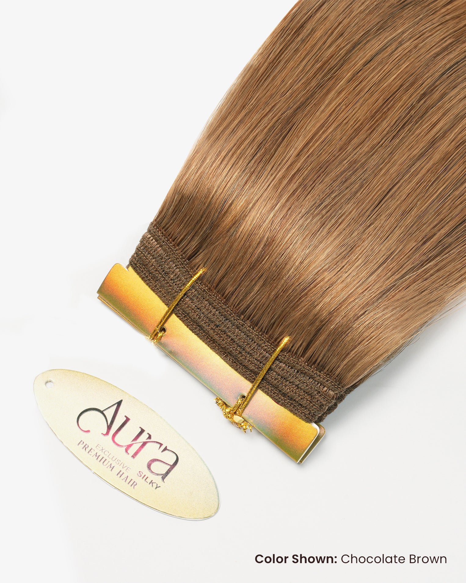 Aura Weft Hair Extensions Jet Black #1