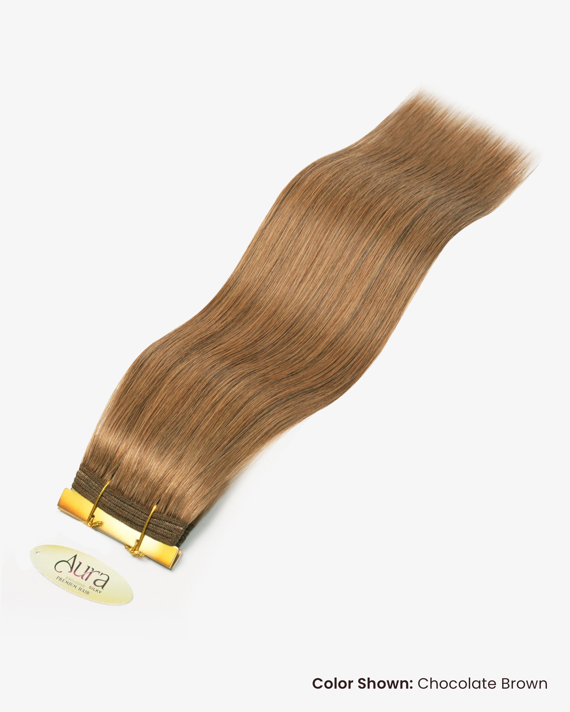 Aura Weft Hair Extensions Jet Black #1
