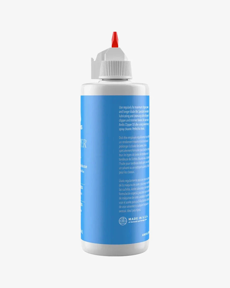 Andis Clipper Oil 4 oz – Professional Blade Lubricant for Clippers & Trimmers