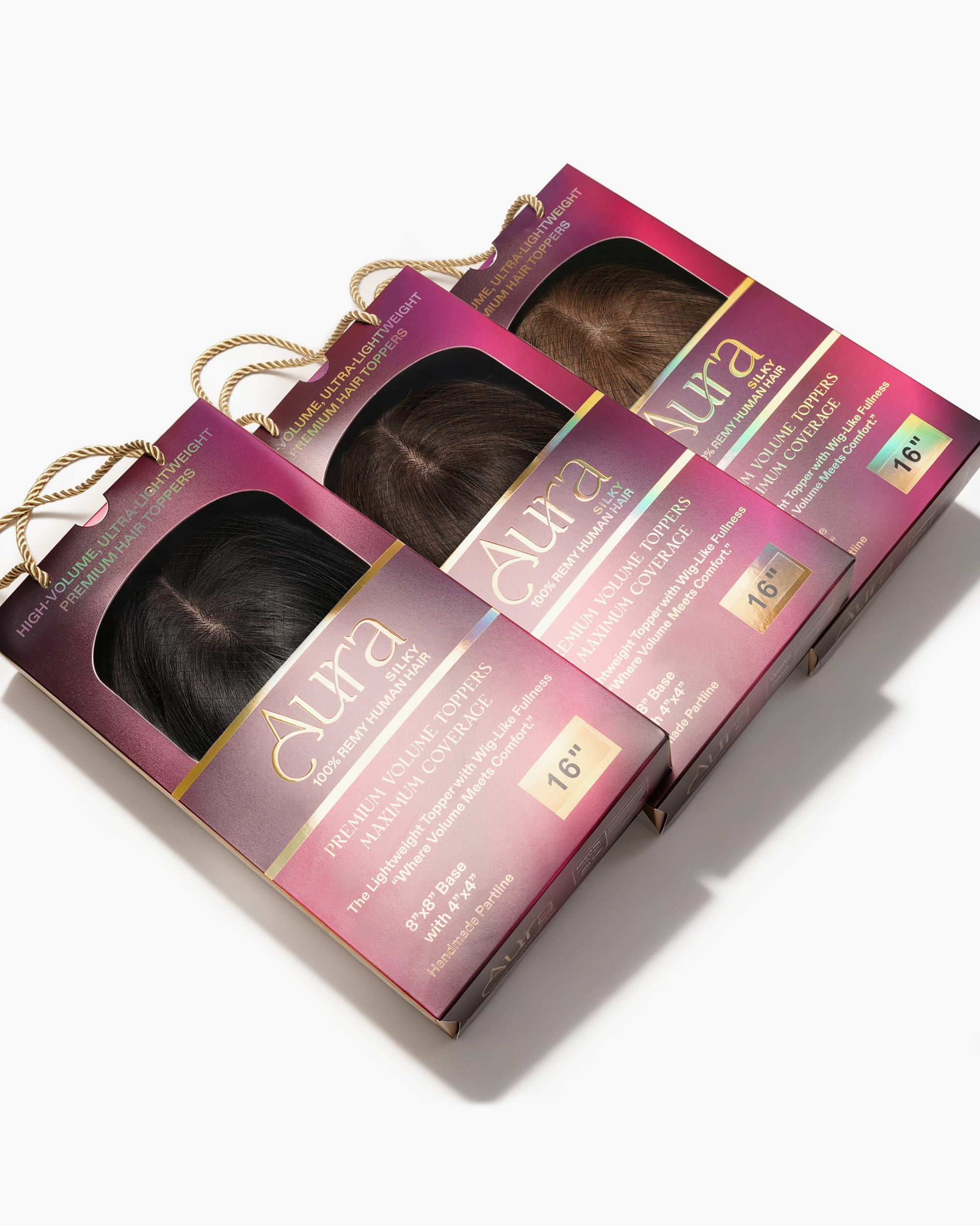 Aura Volume Hair Topper retail packaging