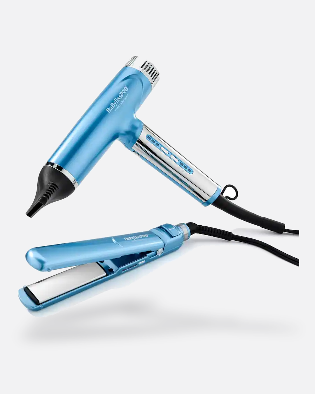 Babylisspro Nano Light Dryer & 1" Compact Ultra-Thin Flat Iron Prepack BNTPP79