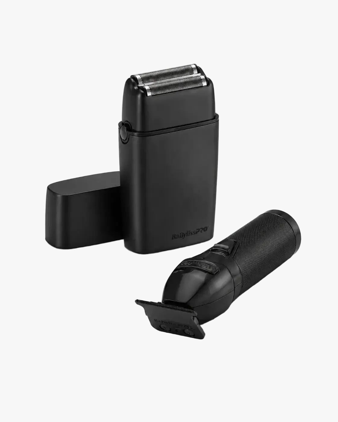 BaBylissPRO LimitedFX Matte Black Trimmer & Double Foil Shaver Combo