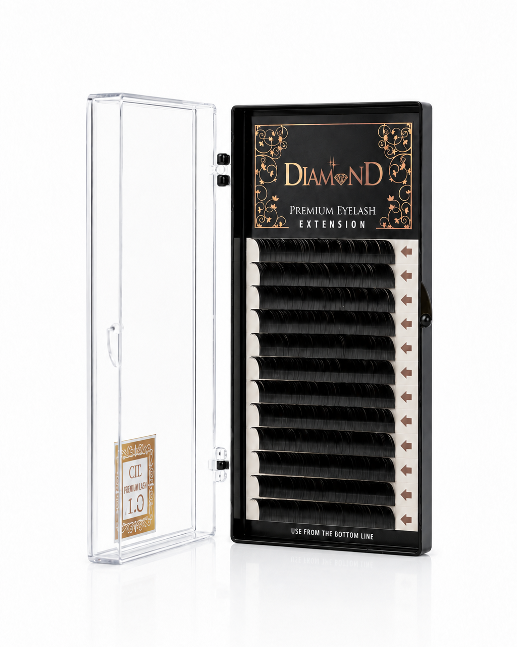 Diamond Classic Faux Mink Individual Eyelash Extensions - 12 Rows