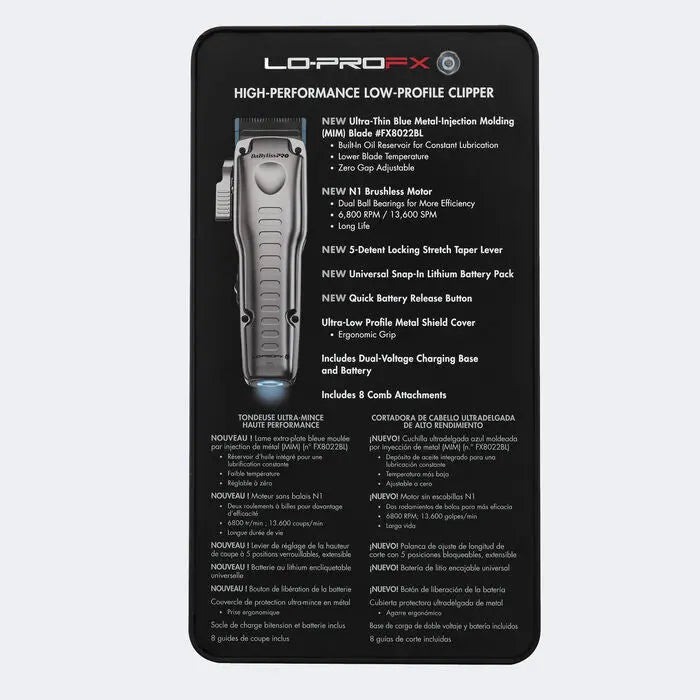BaBylissPRO FXONE LO-PROFX CLIPPER Global Morado Inc.