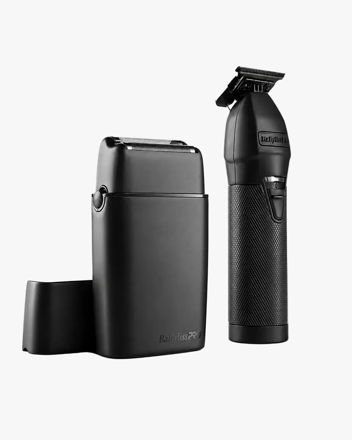 BaBylissPRO LimitedFX Matte Black Trimmer & Double Foil Shaver Combo