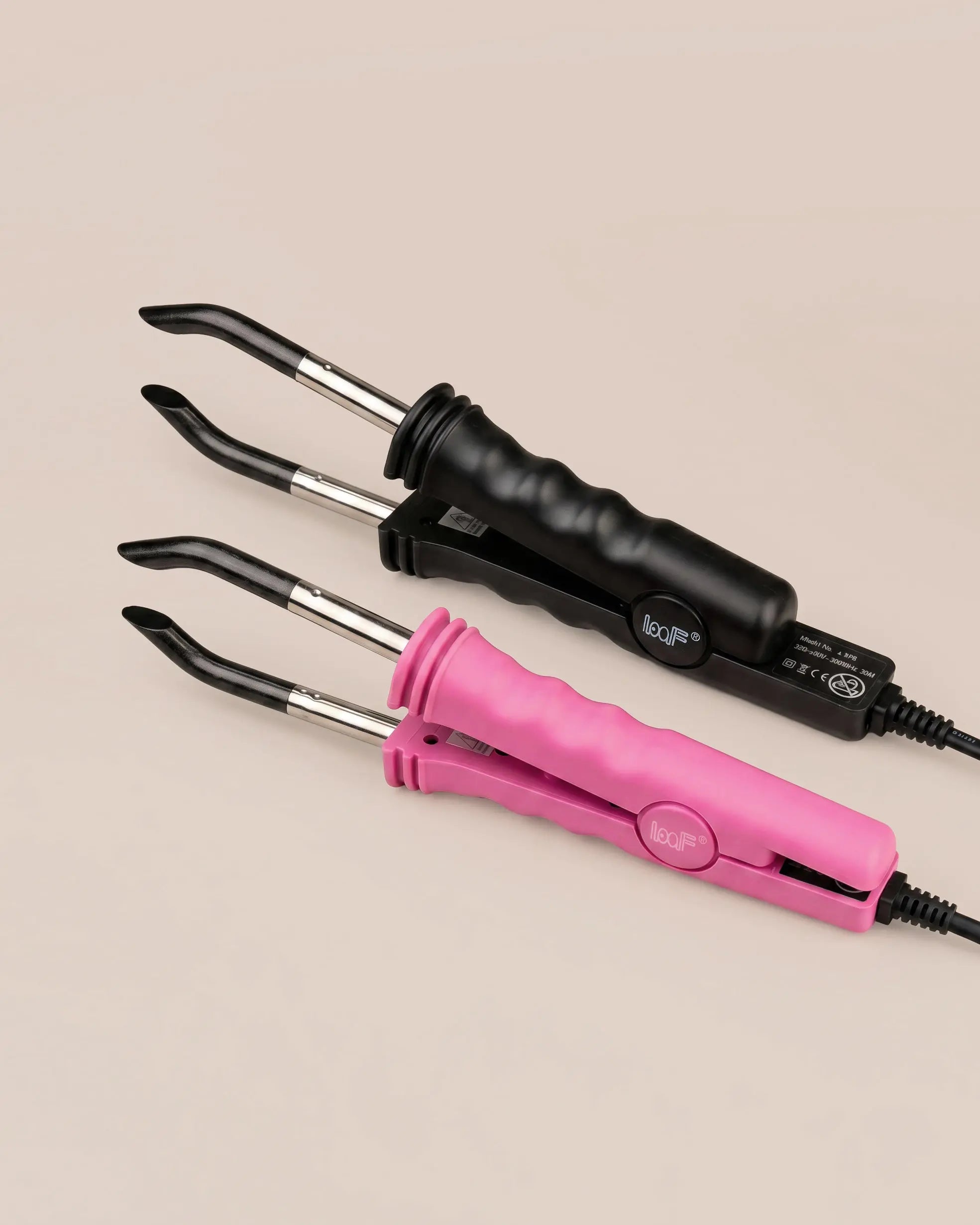 Flat Tip Fusion Hair Extension Iron – Keratin Bond Tool, Adjustable Heat, Professional Use