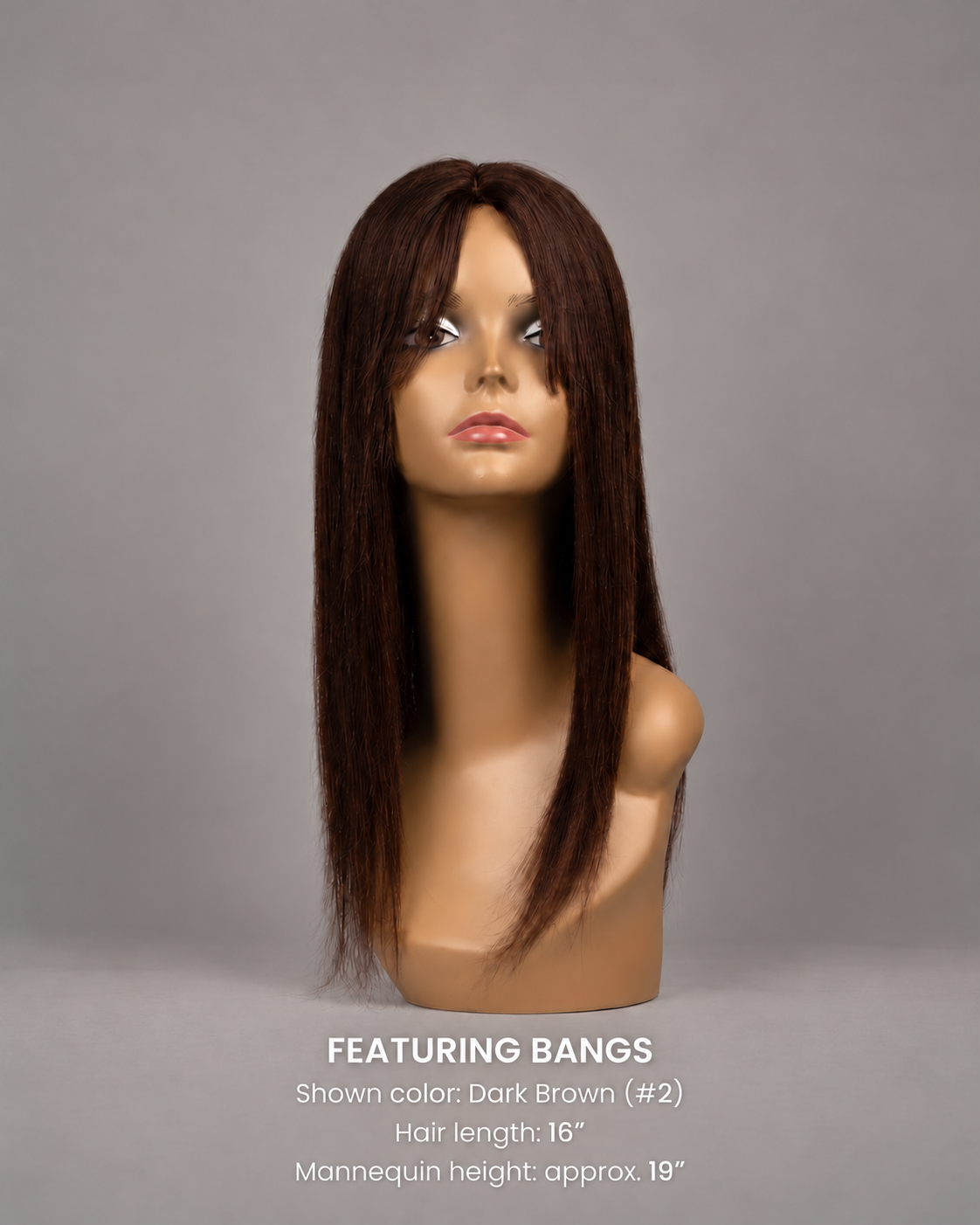 Aura Volume Hair Toppers Dark Brown #2