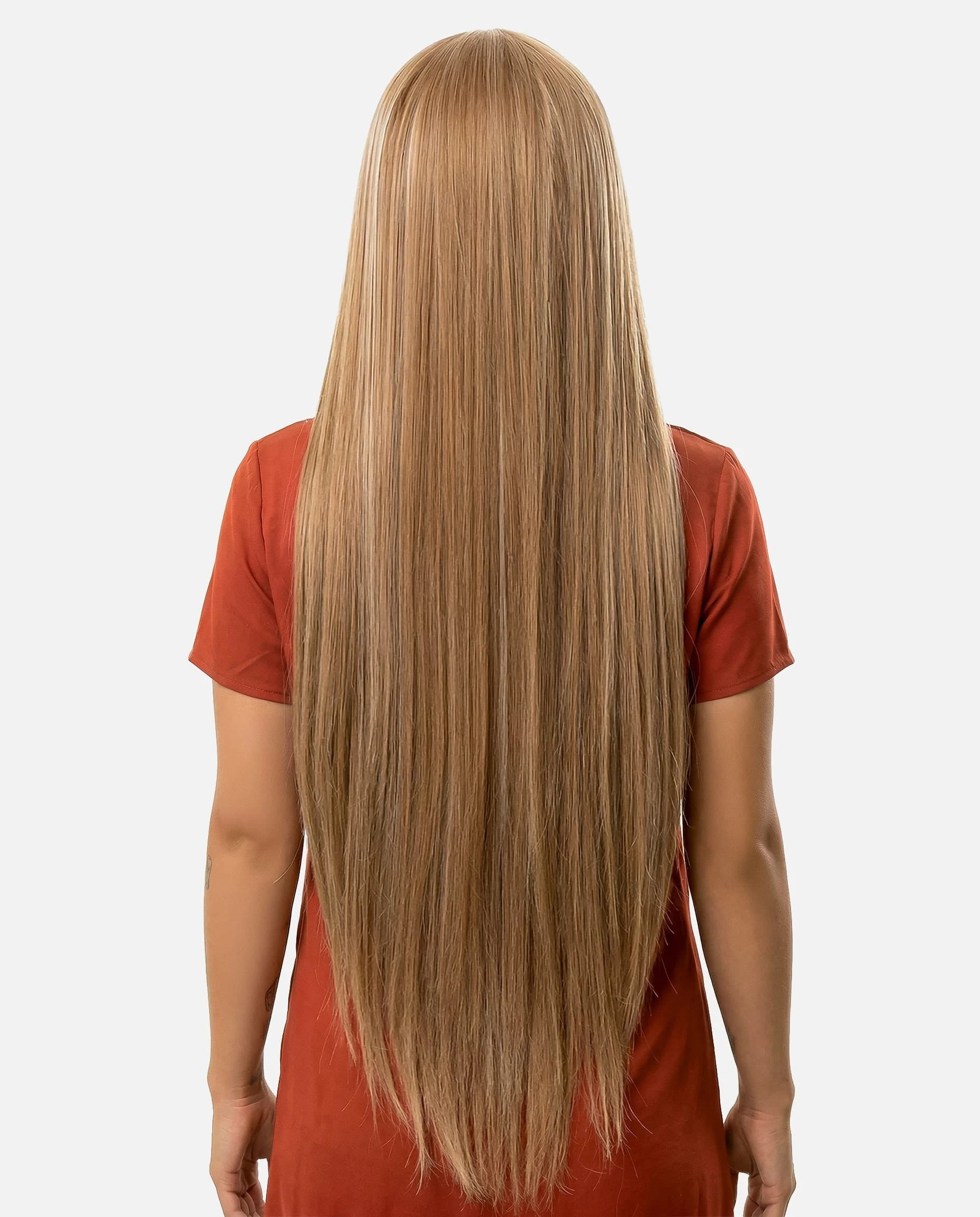 Premium Synthetic Full Wig with Skin Mary 34"