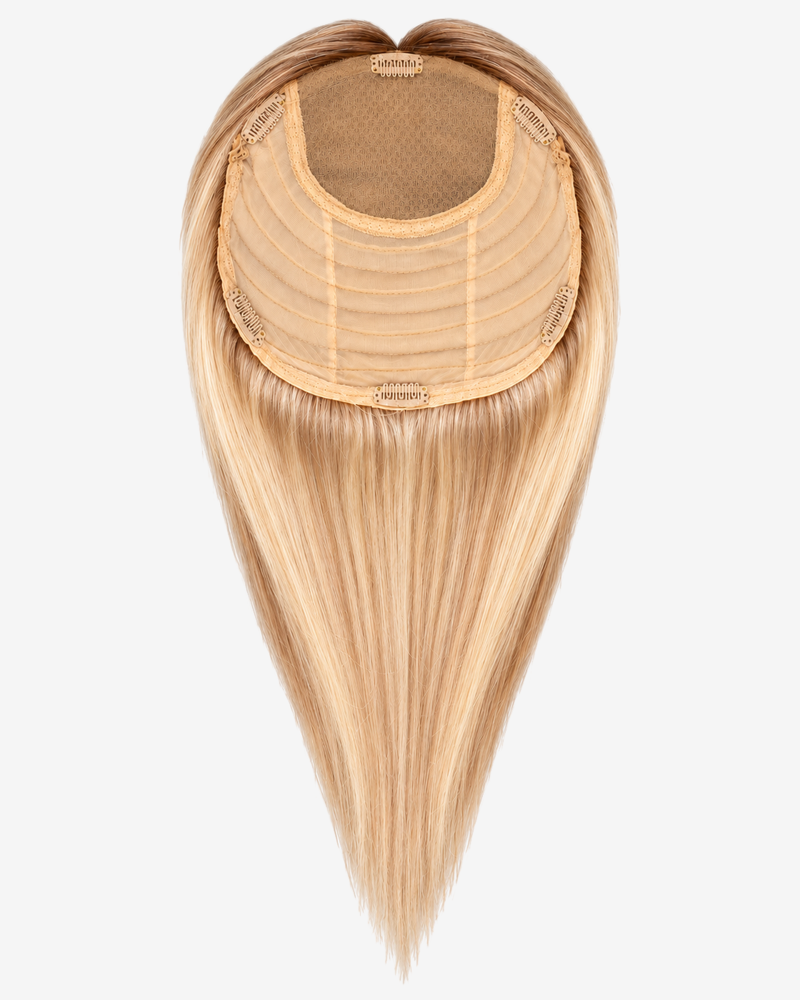 Aura Volume Hair Toppers Brown Rooted Rose Honey Blonde #R4S76