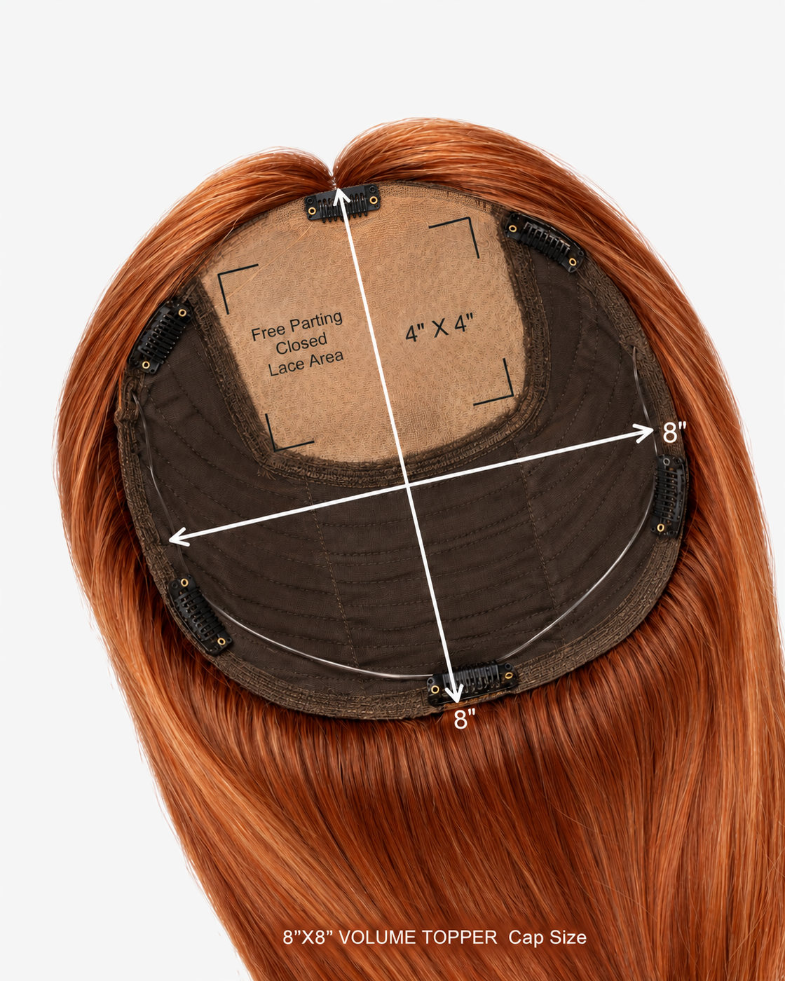 Aura Volume Hair Toppers Warm Auburn #32