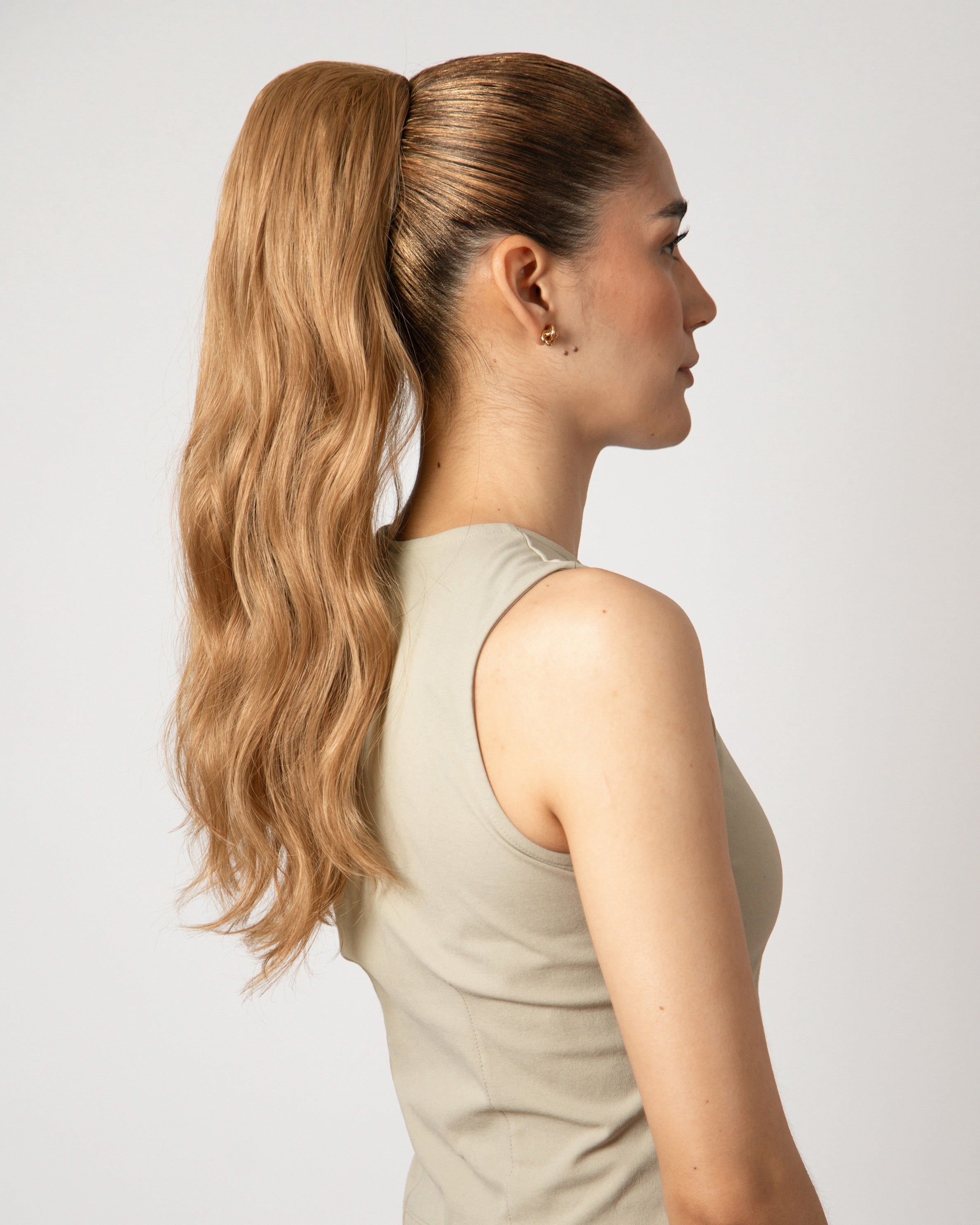 Morado Hair Premium Synthetic Ponytail Sky 19" 2