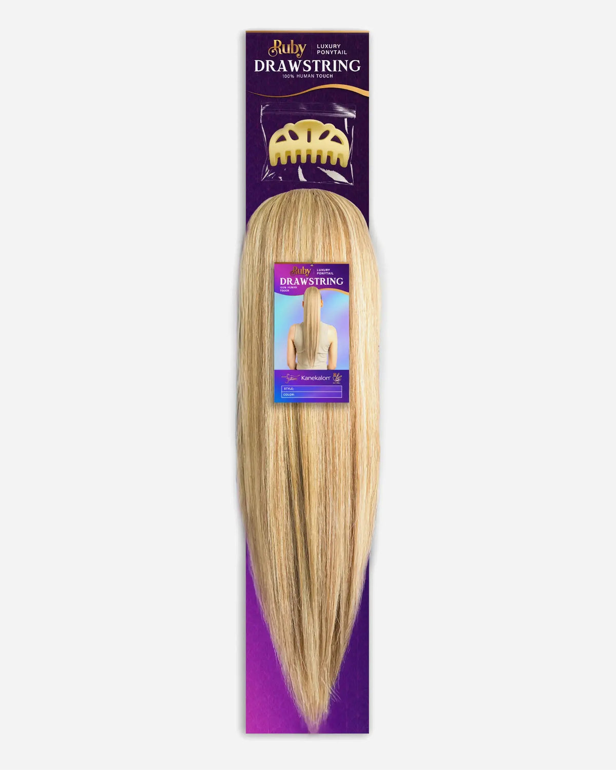 Premium Synthetic Drawstring Ponytail Texas 23”