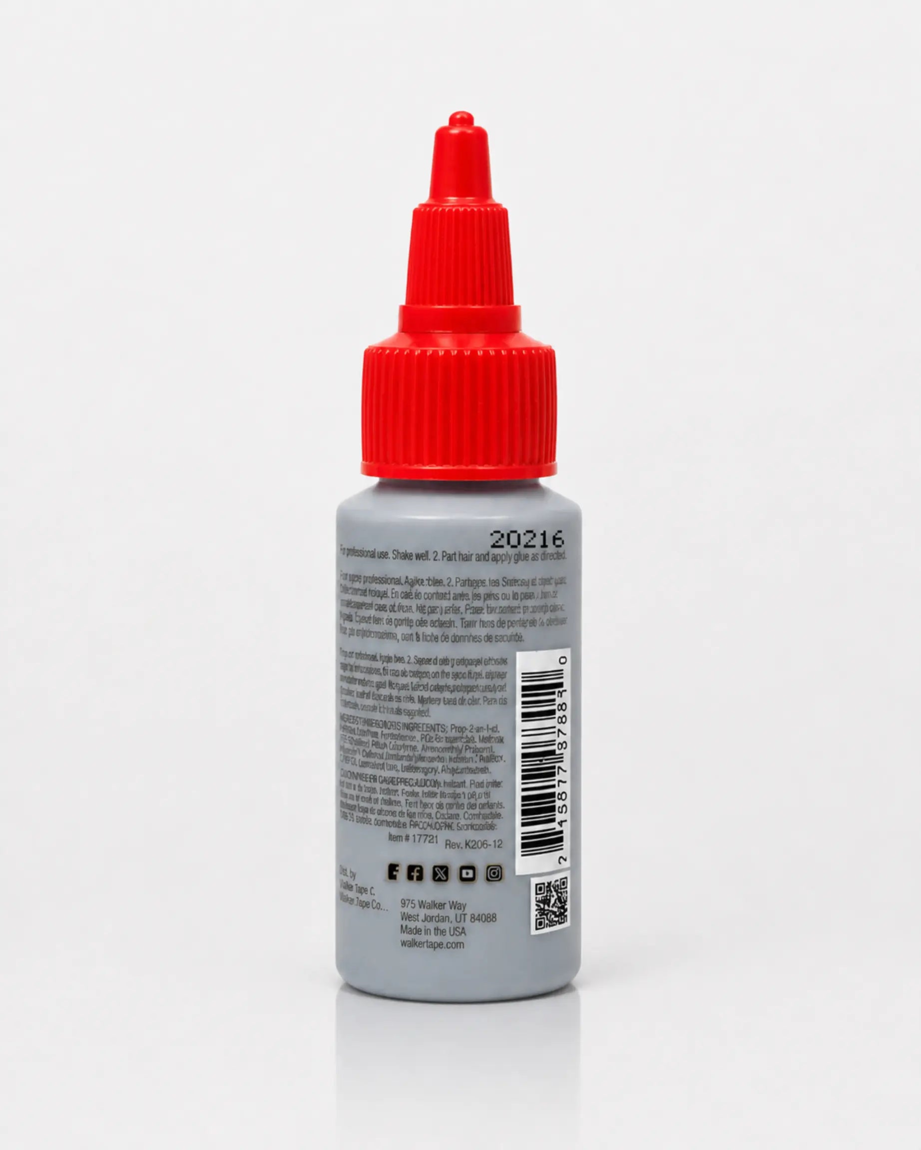Salon Pro Exclusive Hair Bonding Glue 1oz back