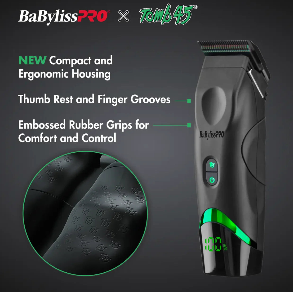 BaBylissPRO hair trimmer with Tomb45