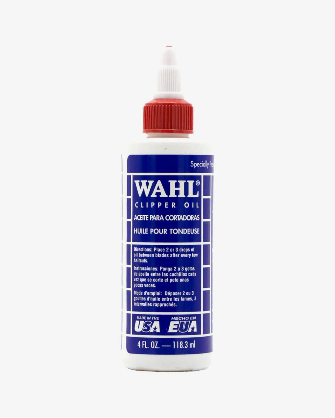 Wahl Professional Clipper Oil 4 oz – Blade Lubricant for Clippers & Trimmers