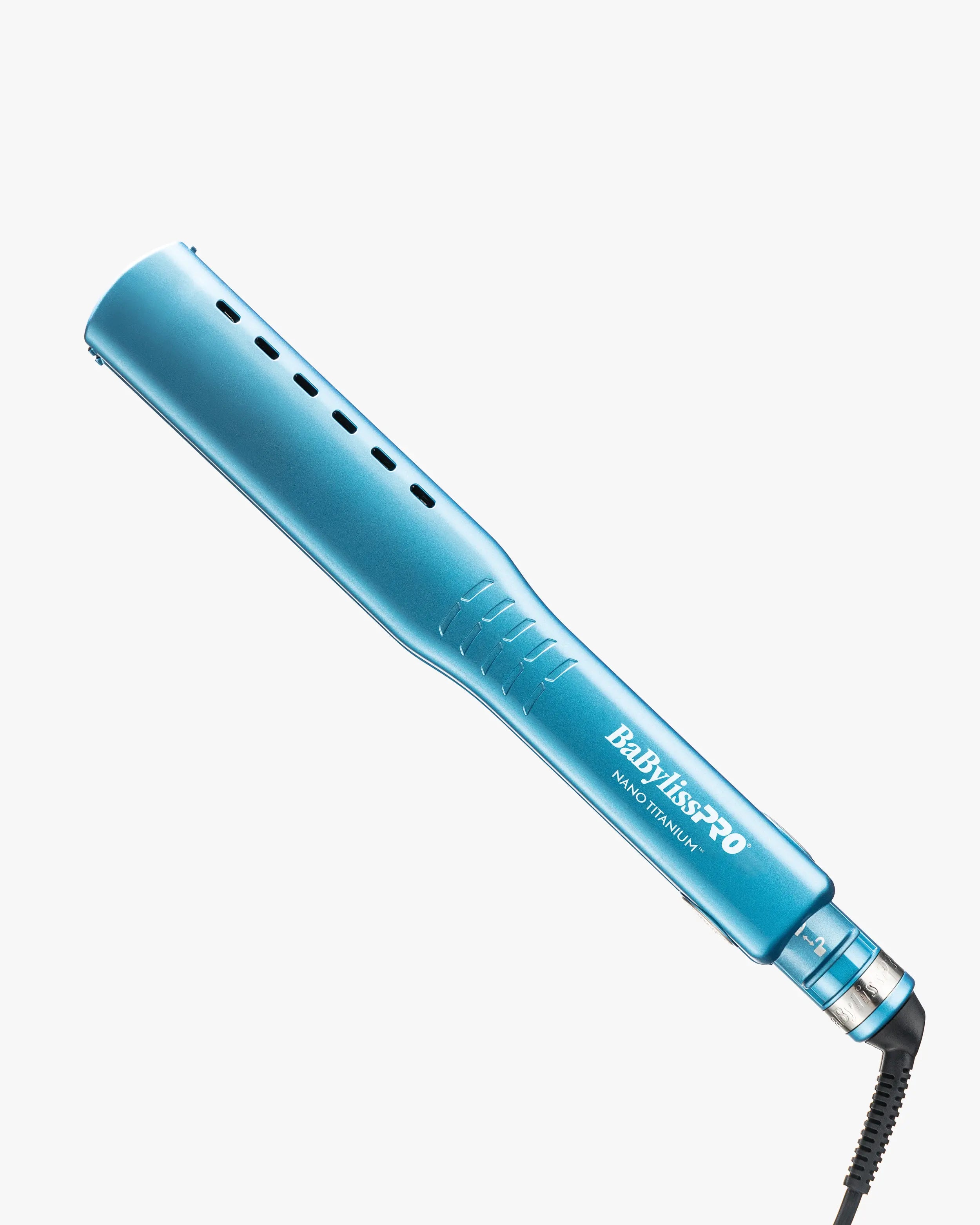 BaBylissPRO Nano Titanium 1.5” Vented Ionic Flat Iron – Wide Plate Hair Straightener for Fast, Smooth Styling