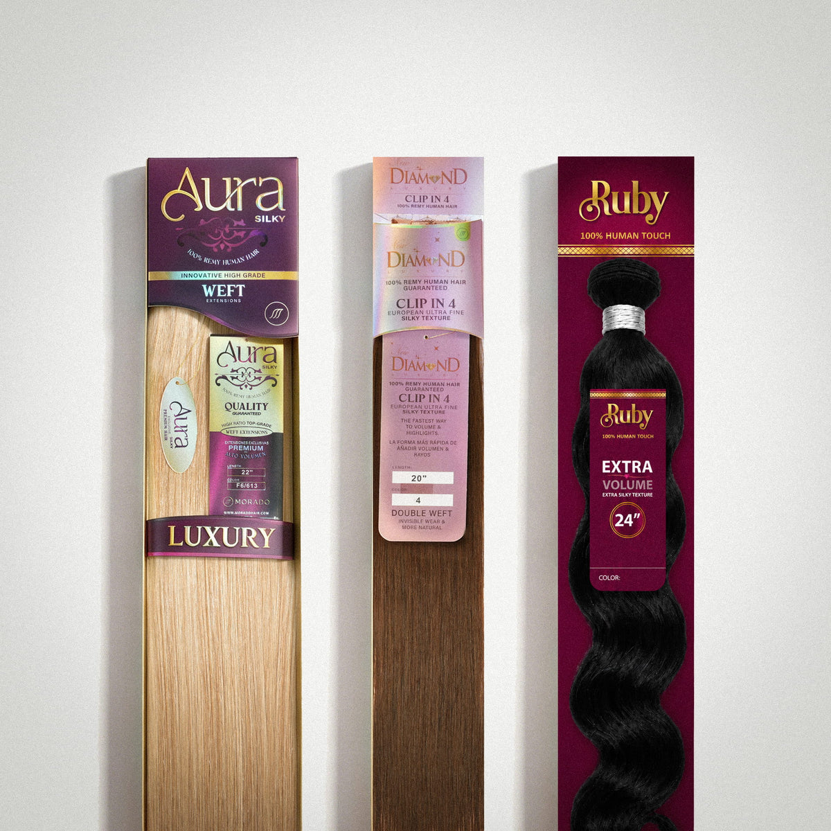 Morado Hair Aura Diamond or Ruby Choosing Your Line
