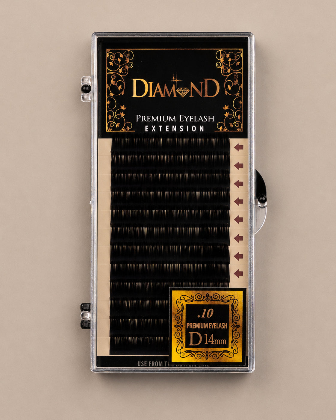 Diamond Classic Faux Mink Individual Eyelash Extensions - 12 Rows