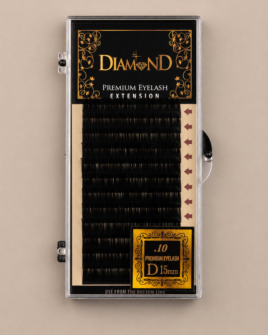 Diamond Classic Faux Mink Individual Eyelash Extensions - 12 Rows