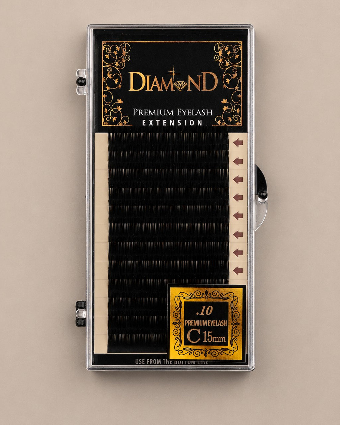 Diamond Classic Faux Mink Individual Eyelash Extensions - 12 Rows