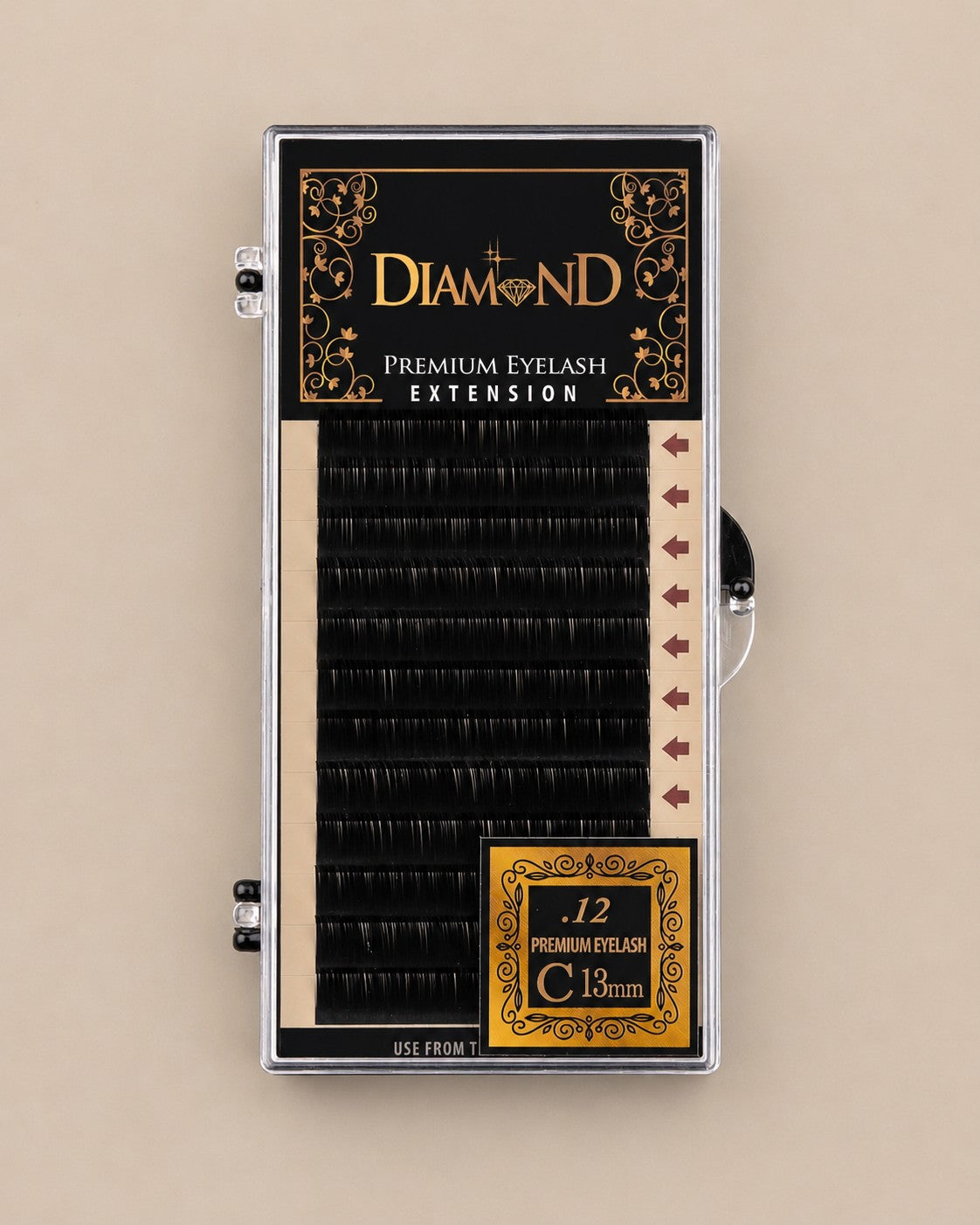 Diamond Classic Faux Mink Individual Eyelash Extensions - 12 Rows