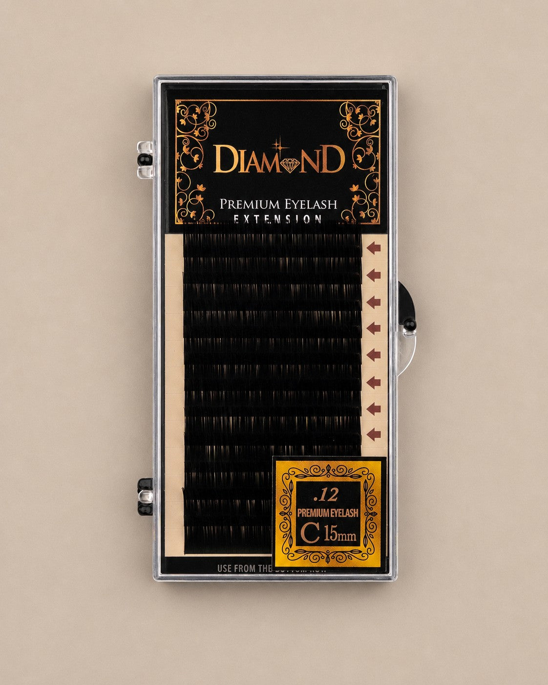 Diamond Classic Faux Mink Individual Eyelash Extensions - 12 Rows