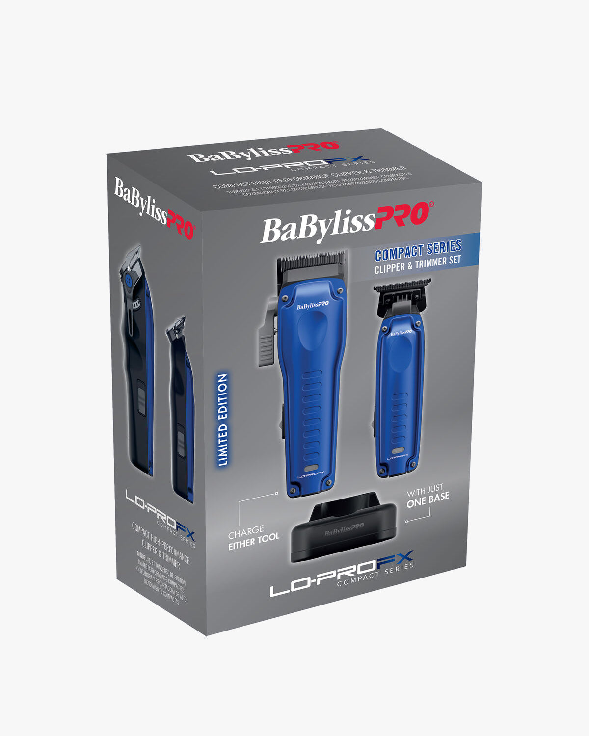 BaBylissPRO LO-PROFX Compact Series Clipper & Trimmer Prepack box