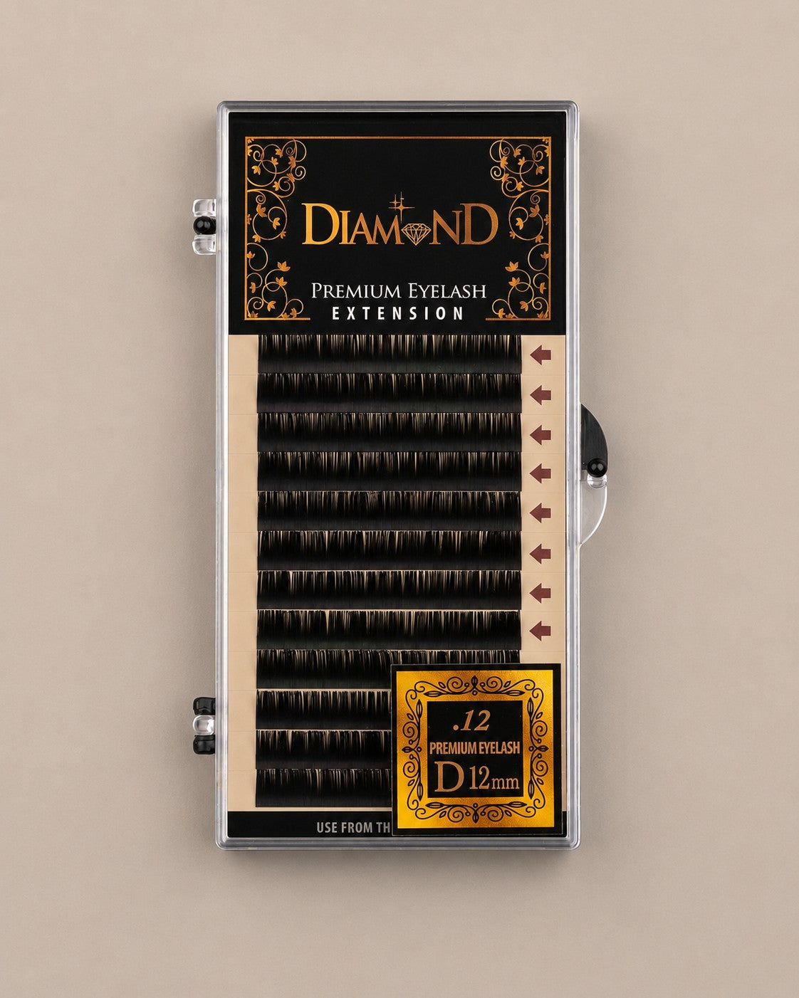 Diamond Classic Faux Mink Individual Eyelash Extensions - 12 Rows