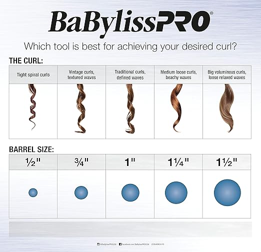 BABYLISSPRO NANO TITANIUM 1¼"-¾" CONICURL IRON