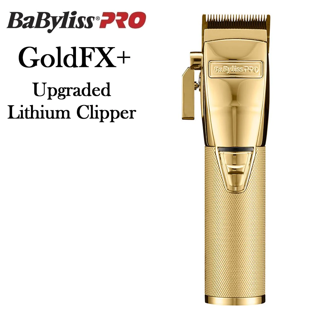 BABYLISSPRO GOLD/SILVER FX+ ALL METAL LITHIUM CLIPPER