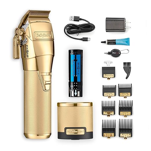 BABYLISSPRO FXONE GOLD/MATTE BLACK CORDLESS CLIPPER