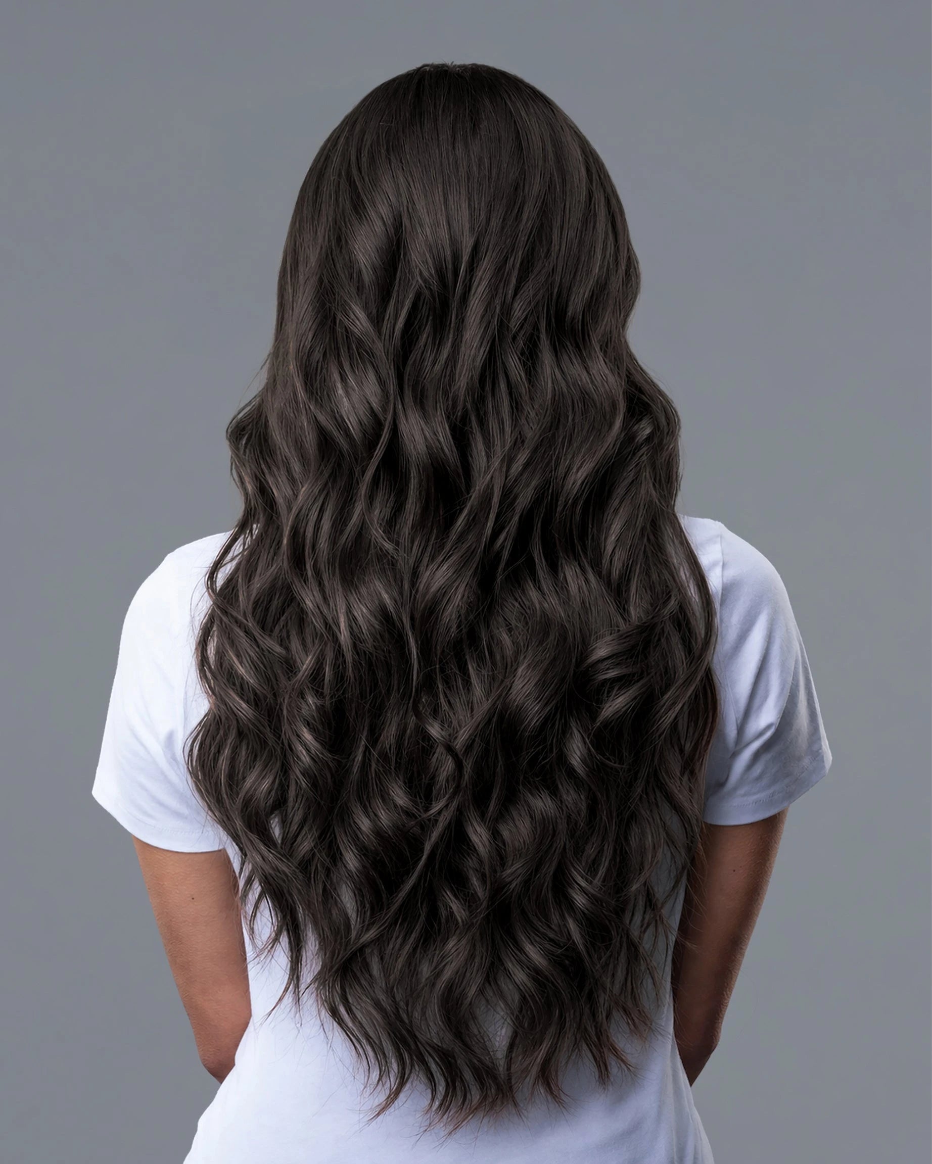 Aura Weft Hair Extensions Off Black #1B