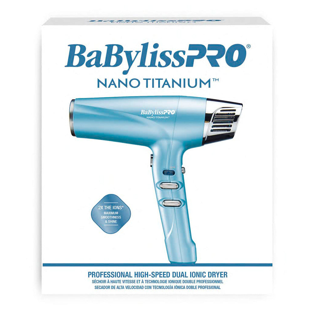 BABYLISSPRO NANO TITANIUM PRO HIGH-SPEED DUAL IONIC DRYER