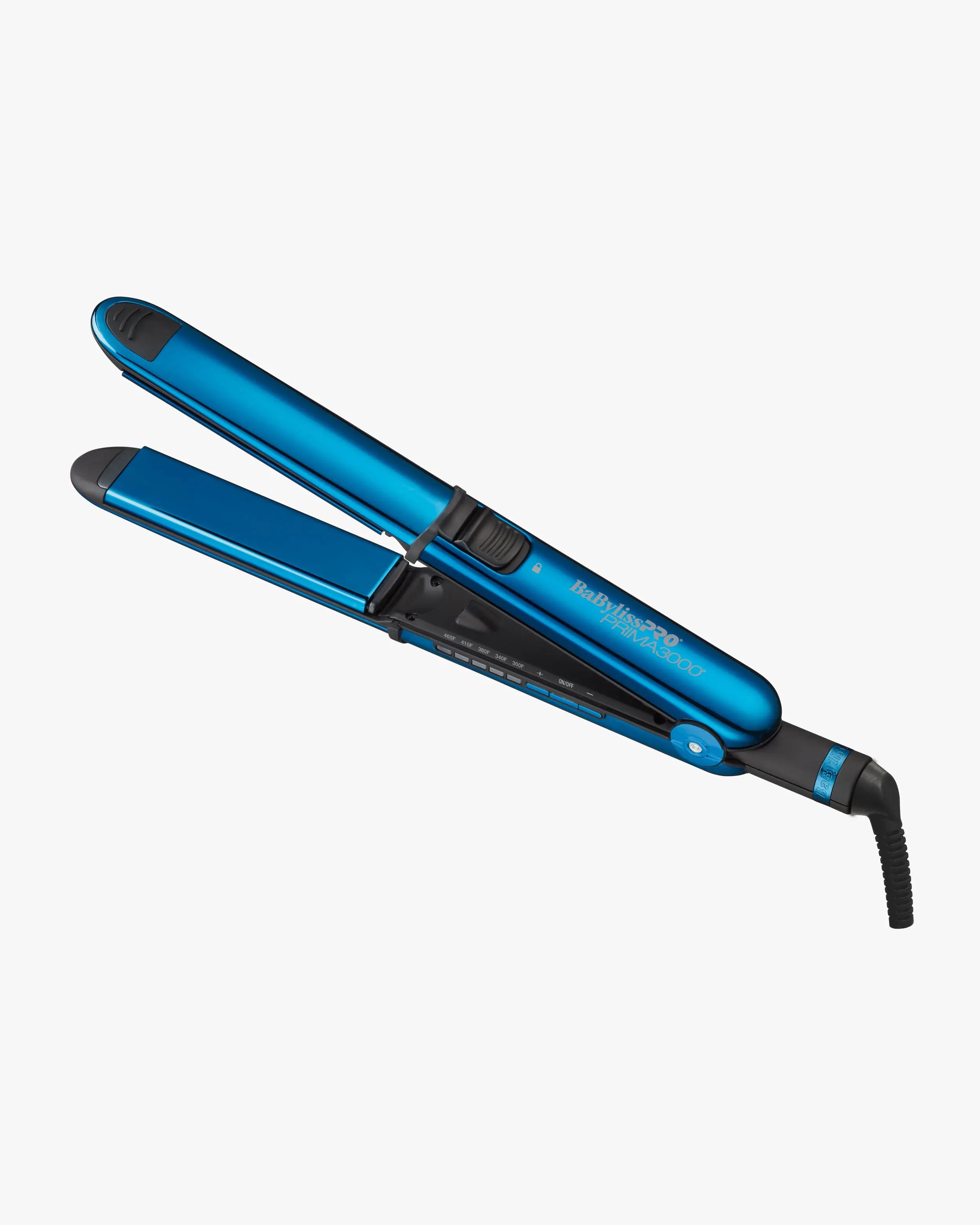BaBylissPRO Nano Titanium Prima3000 1.25" Ionic Styling Iron – Limited Edition Black & Blue 3-in-1 Flat Iron