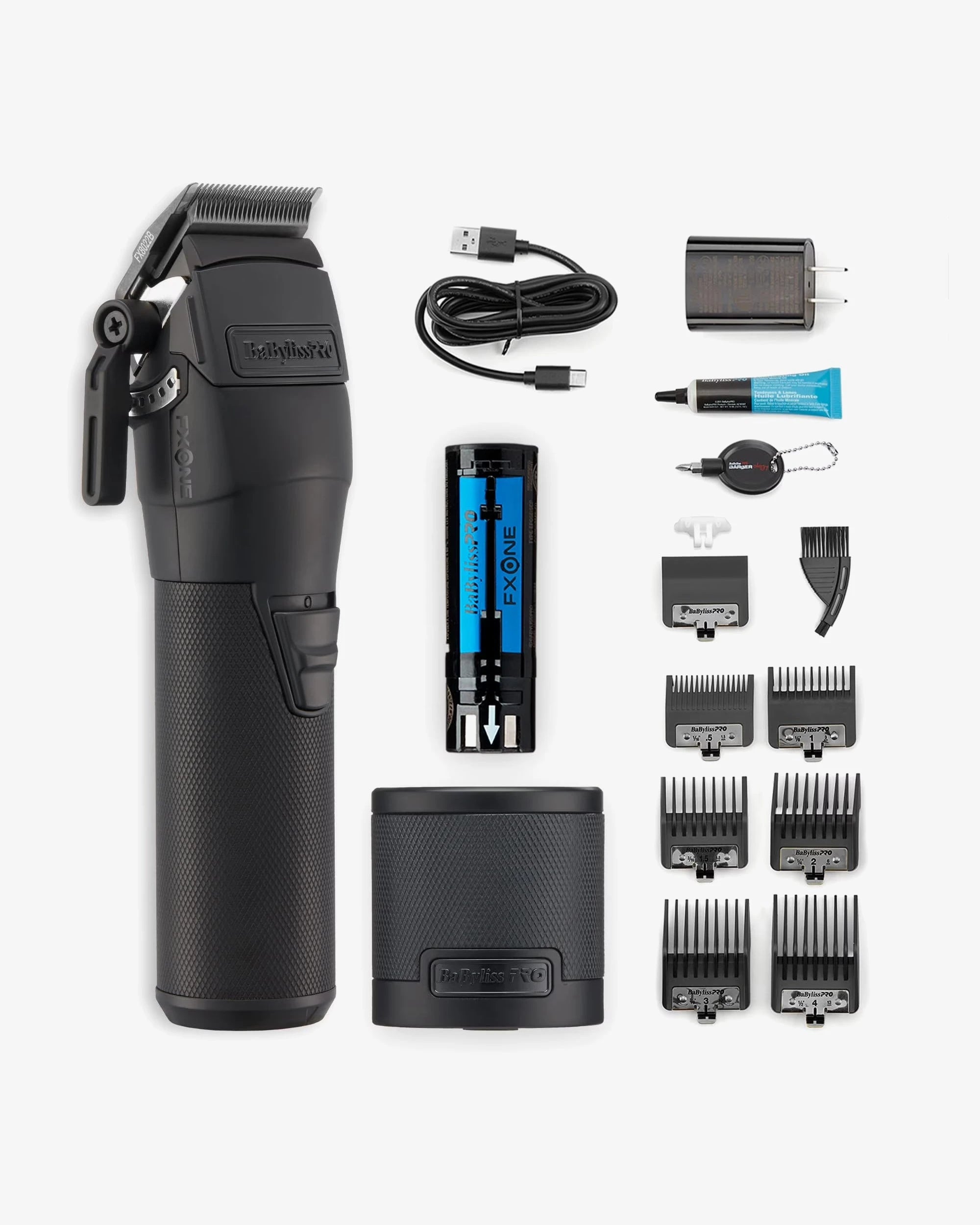 BaBylissPRO FXONE Cordless Clipper – Professional Fade Clipper with Interchangeable Battery