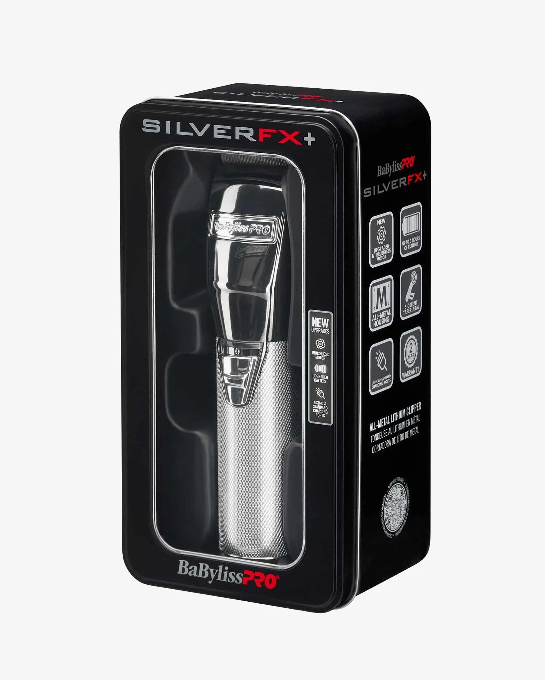 BaBylissPRO GoldFX+ All Metal Lithium Clipper –  Professional Cordless Clipper