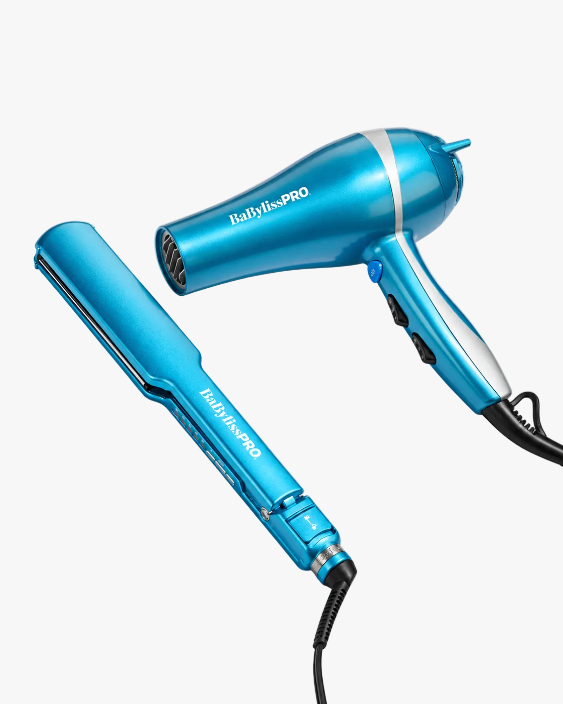 BaBylissPRO Nano Titanium Lightweight Ionic Dryer & 1½" Digital Ultra-Thin Flat Iron Prepack – BNTPP100