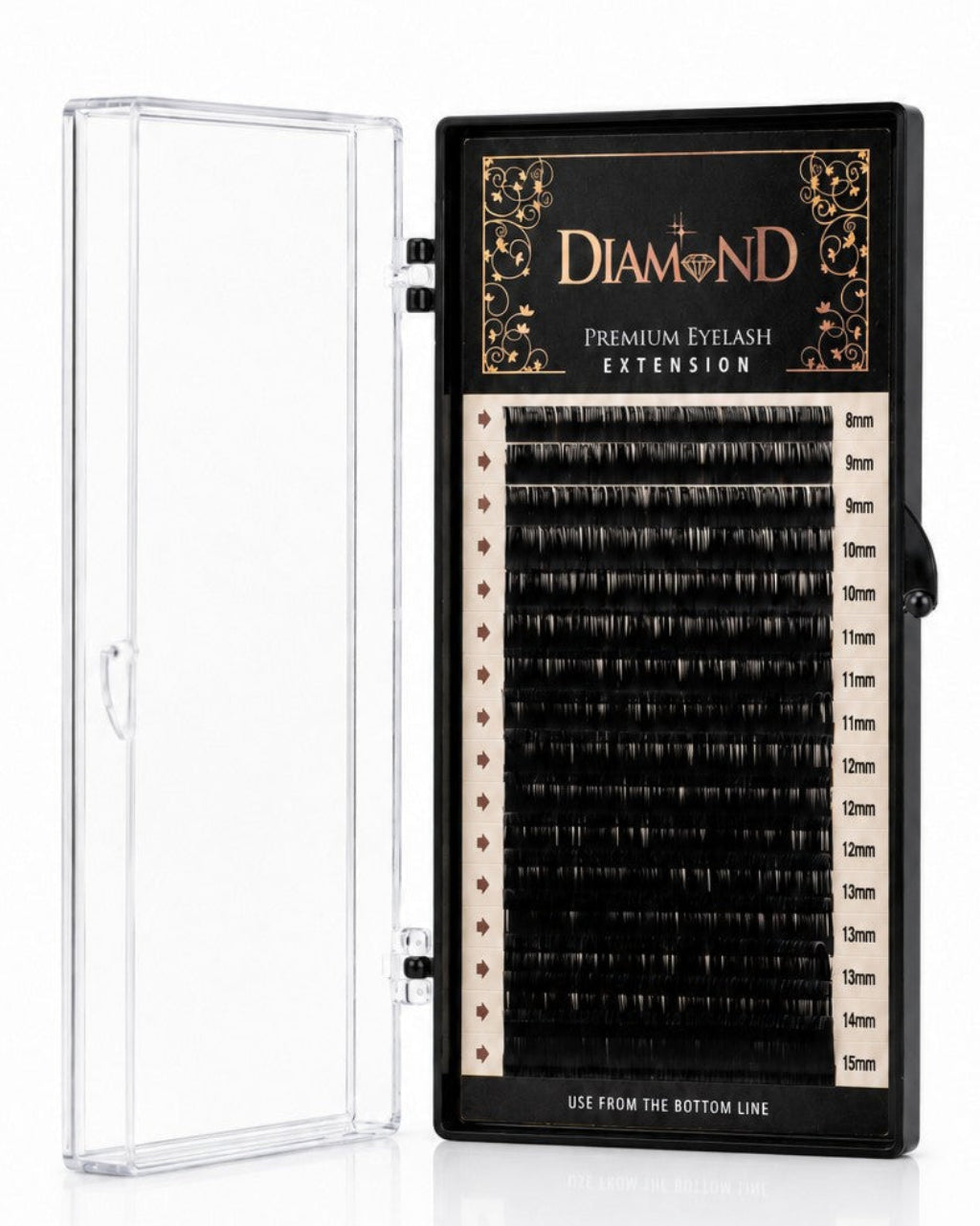 Classic Lash Extension 16 Rows Mixed Lengths Open Case - Morado Hair