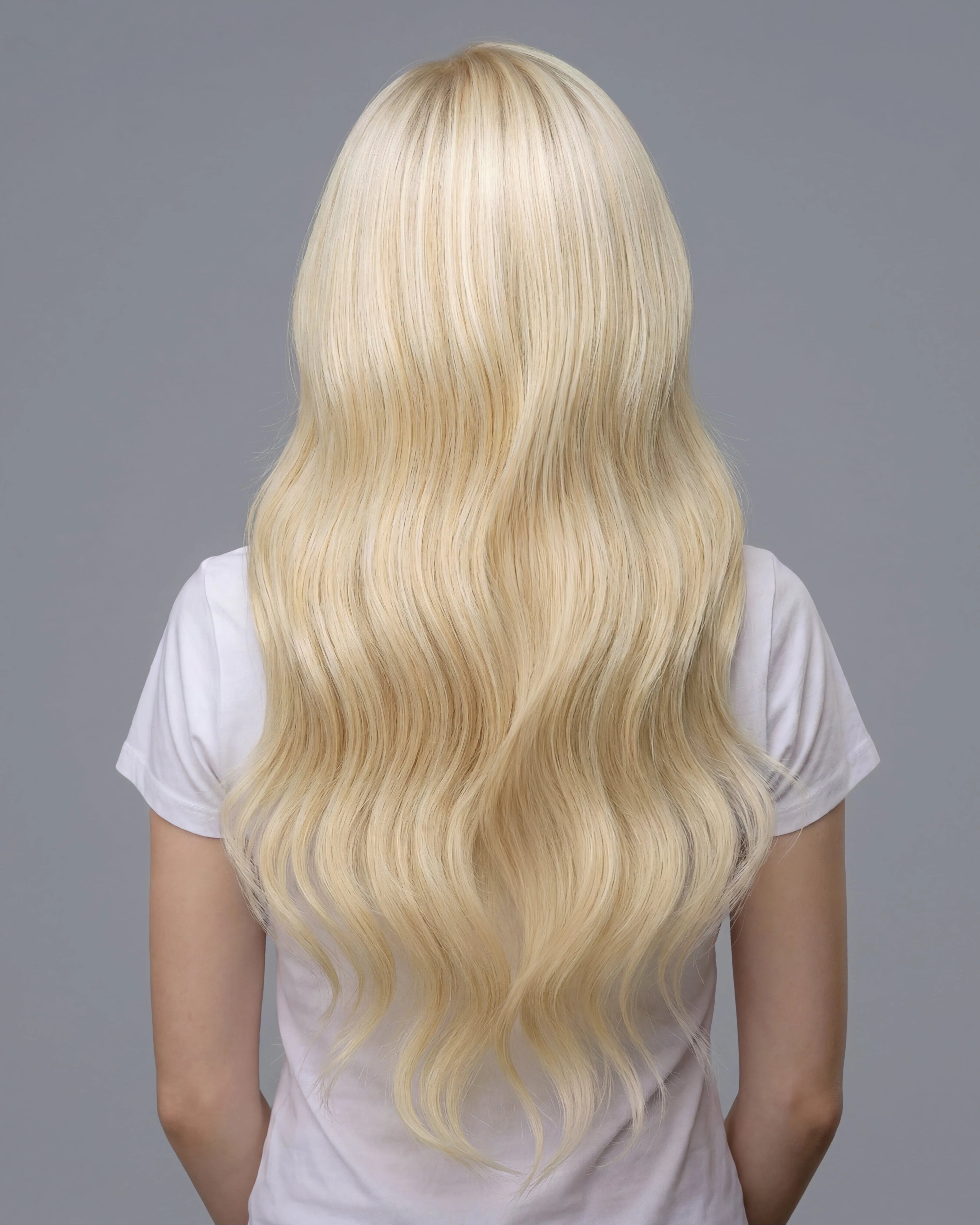 Tape-In Hair Extensions Icy Platinum Blonde #60
