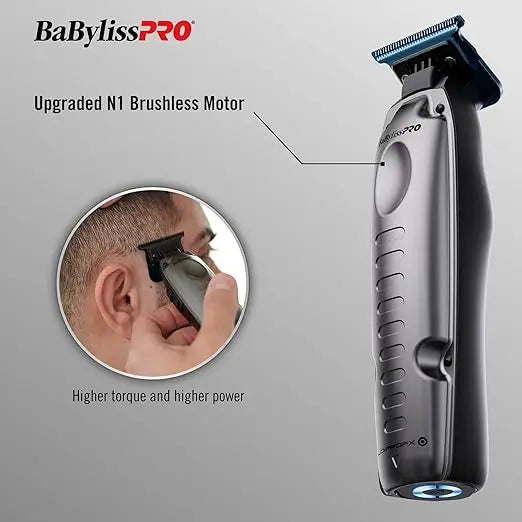 BaBylissPRO FXONE LO-PROFX Cordless Trimmer – Professional Low-Profile Trimmer with Interchangeable Battery