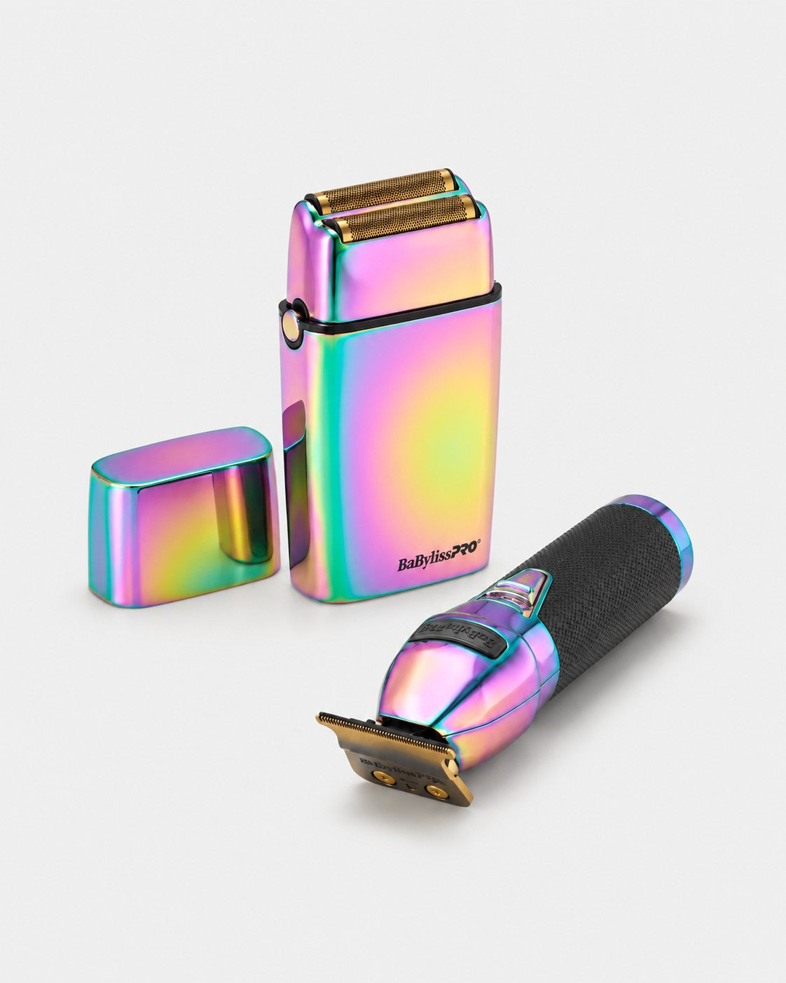Iridescent electric shaver and trimmer