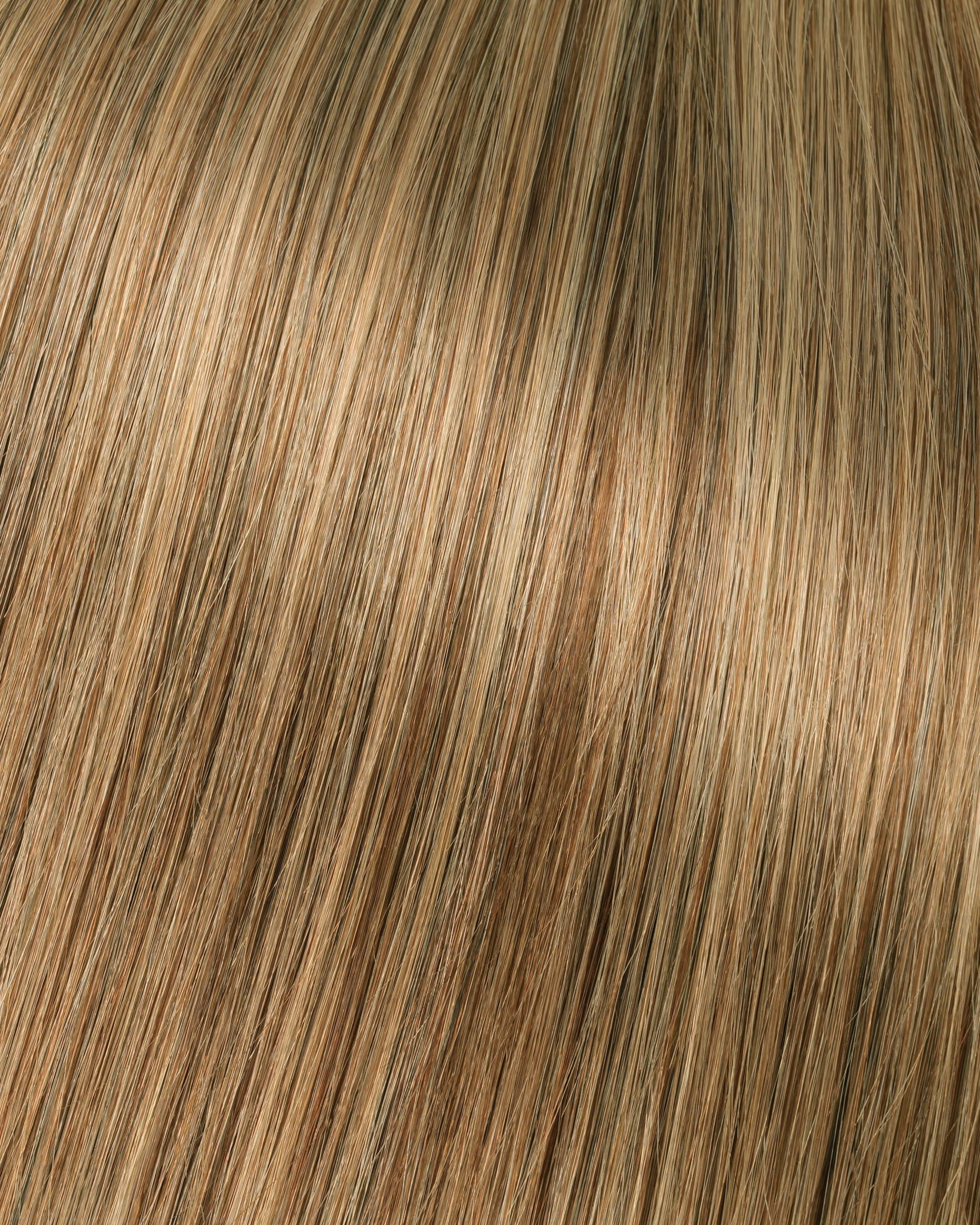 Clip-In Hair Extensions Medium Brown with Honey Blonde #4/27