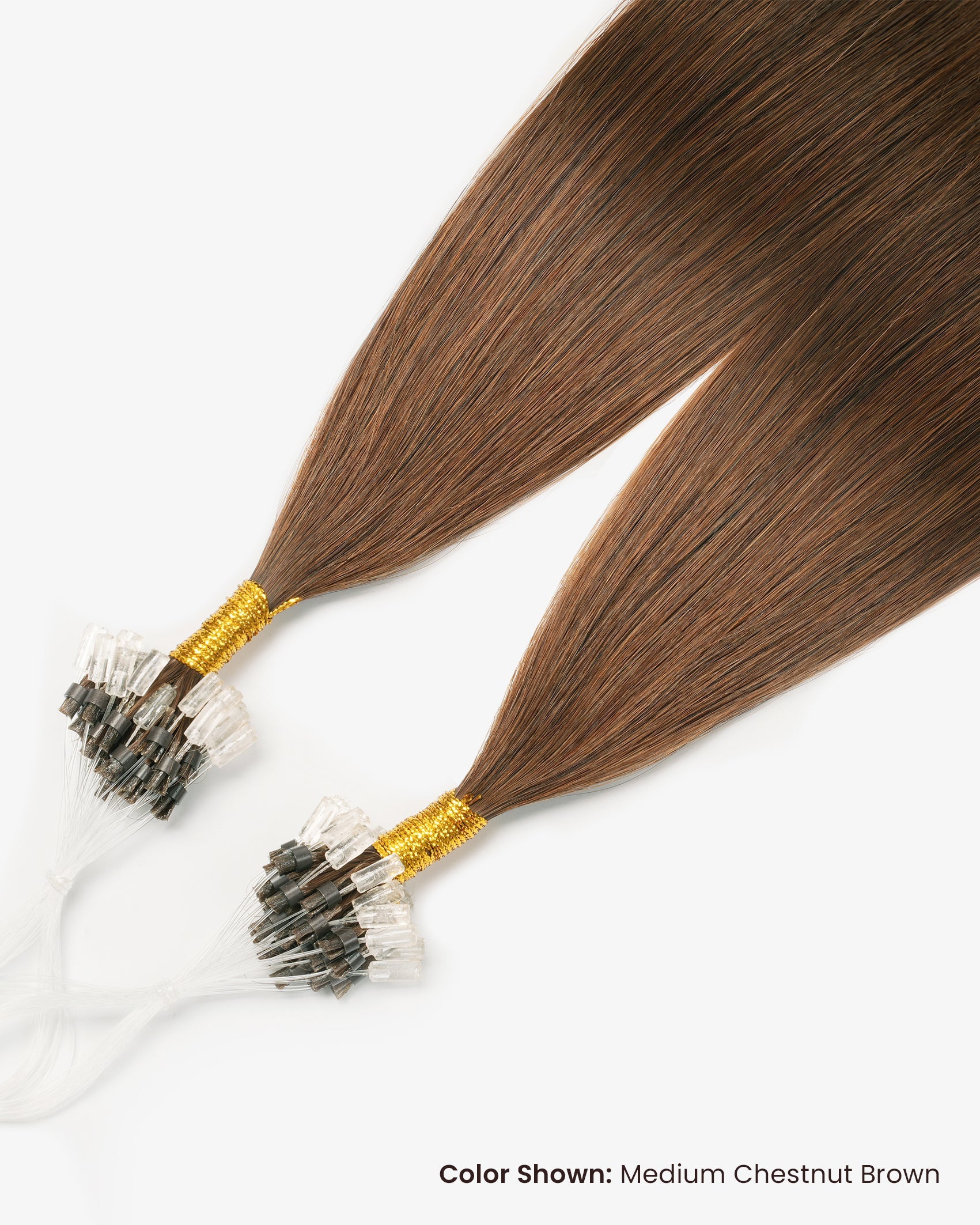 Micro Loop Hair Extensions Bronze Blonde #6