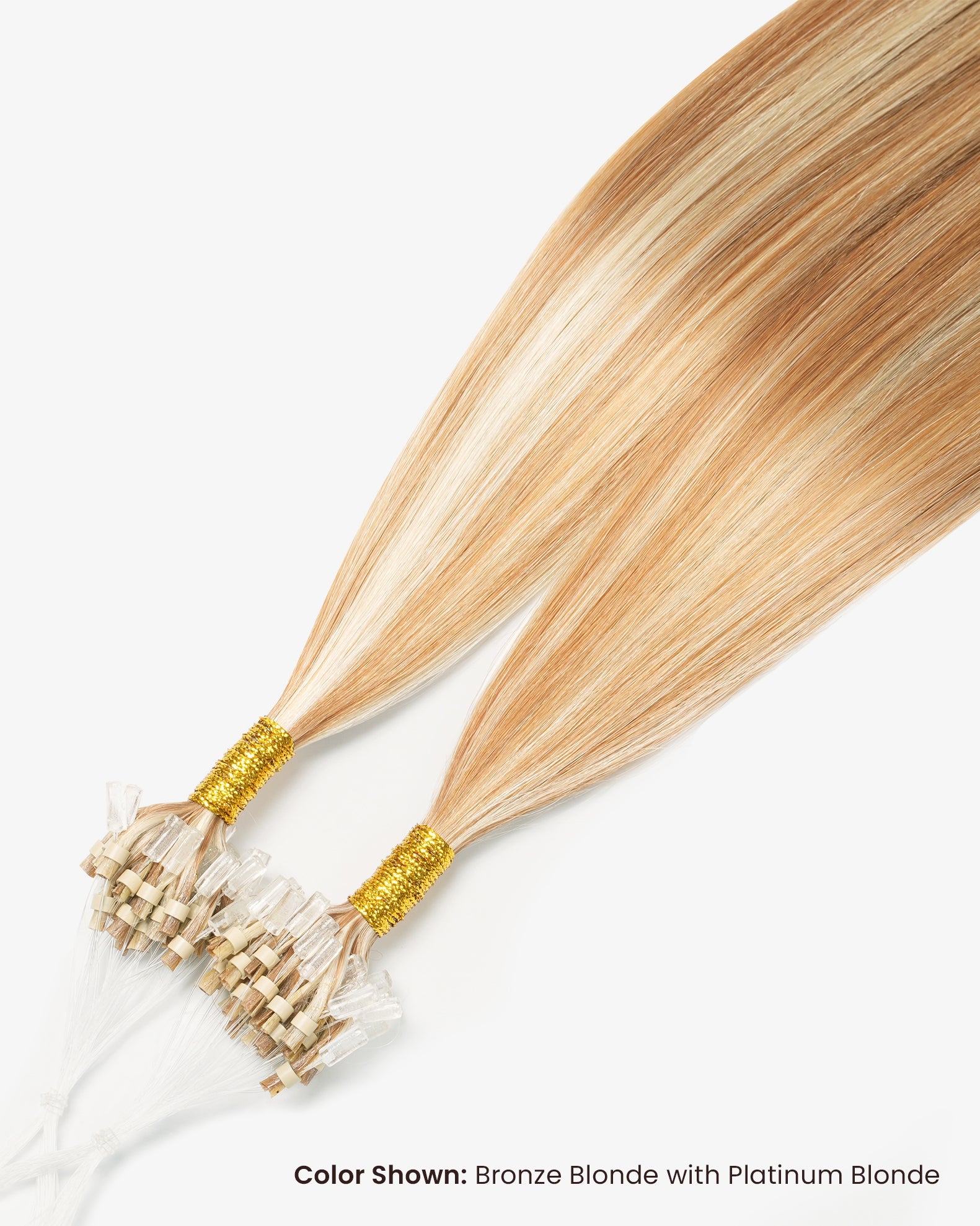 Micro Loop Hair Extensions Light Ash Blonde #16