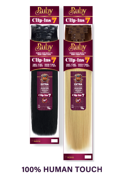 RUBY SILKY STRAIGHT CLIP IN 18" & 22"