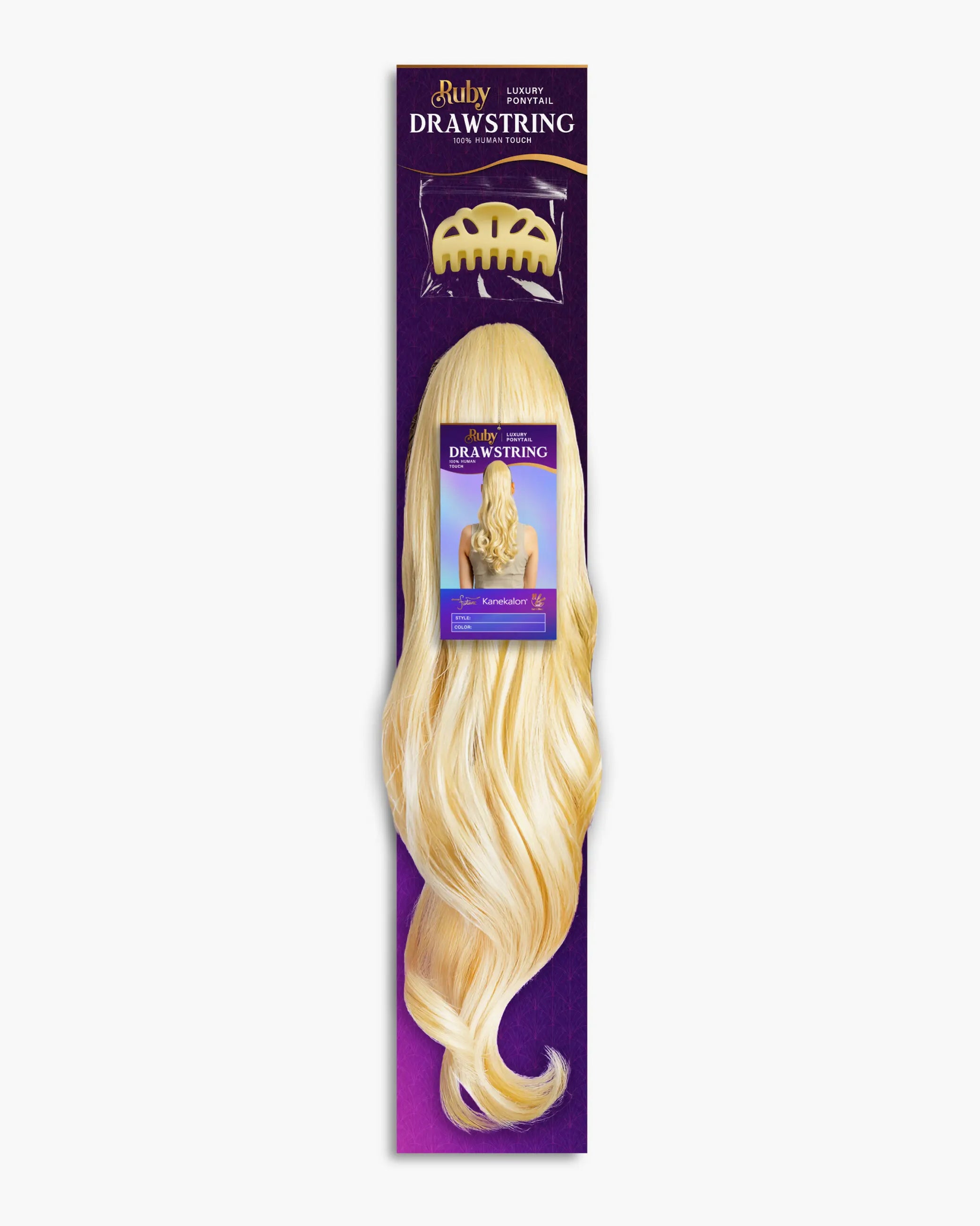 Premium Synthetic Drawstring Ponytail Mile 20”