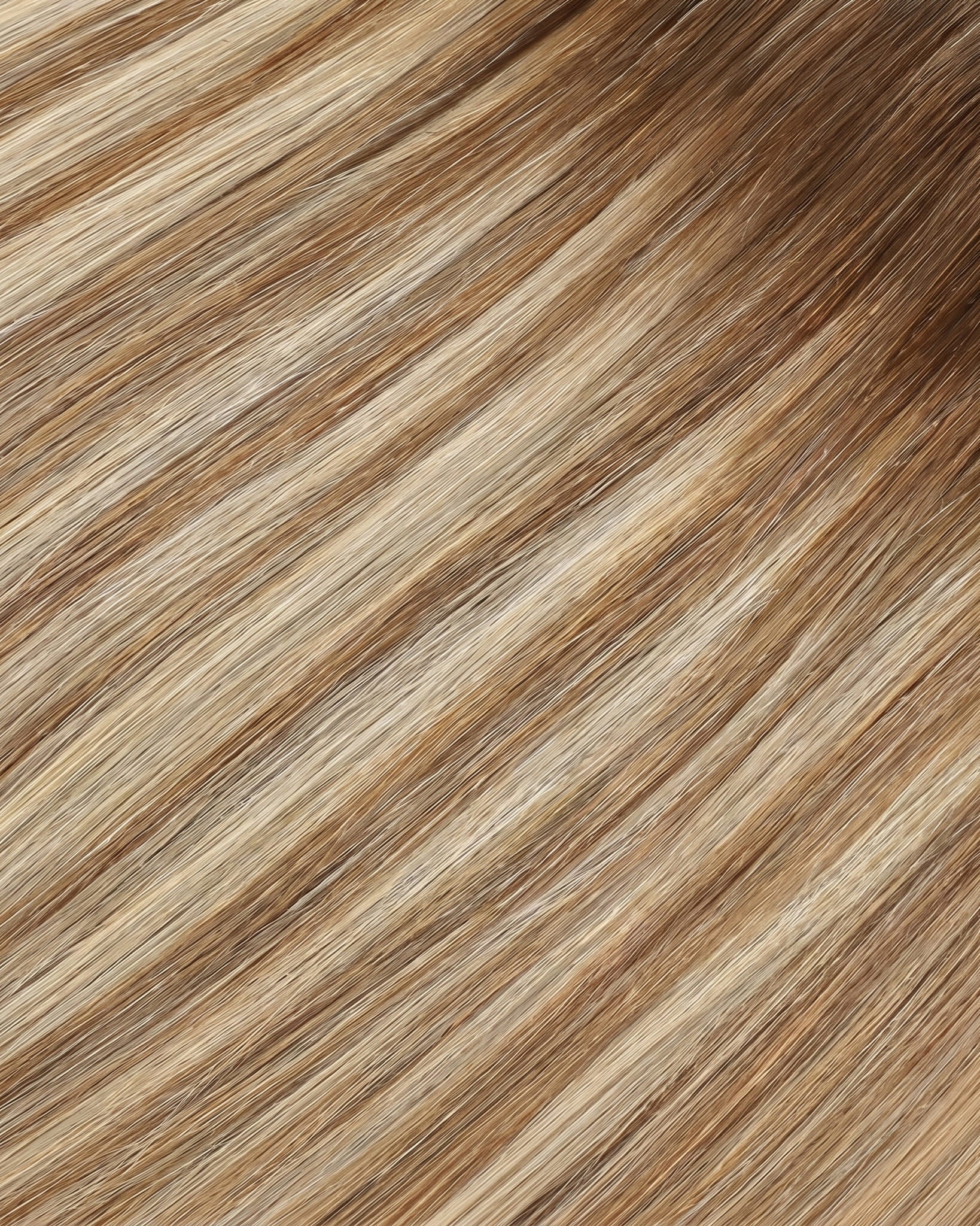 Tape-In Hair Extensions Chestnut Base Blonde Balayage #T4-P6/613 - Morado Hair