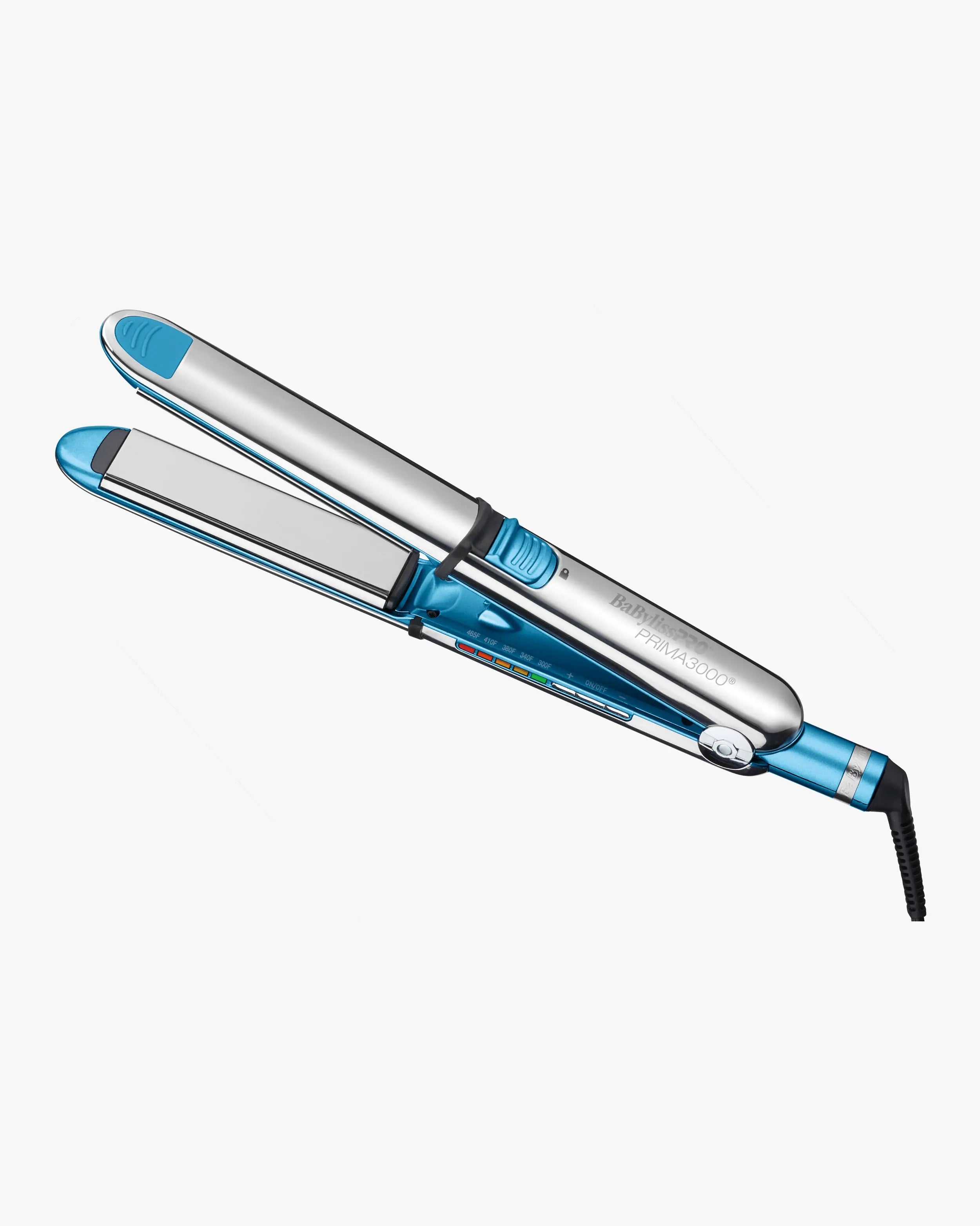 BaBylissPRO Nano Titanium Prima3000 1.25" Ionic Styling Iron – 3-in-1 Professional Flat Iron